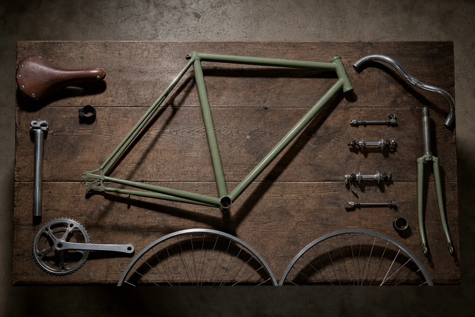 Swept bars, long chainstays, weight on the saddle. What that frame is good at, and what it costs
